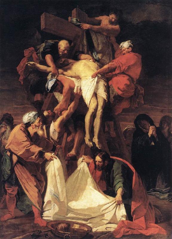 JOUVENET, Jean-Baptiste Descent from the Cross s Spain oil painting art